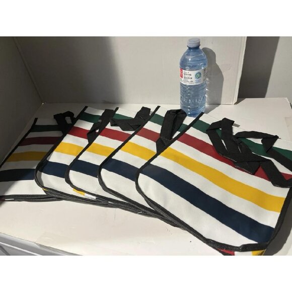 COPY - HBC BAGS THE BAY  Multistripe small  Reusable Lunch Bag (5 bags) free sh… - Picture 1 of 5